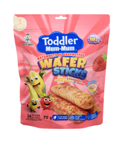 Want-Want Toddler Mum-Mum Wafer Sticks Banana + Strawberry