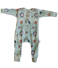Little Yogi Romper Little Galaxy Clear Water