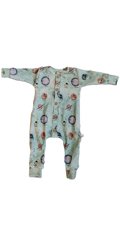 Little Yogi Romper Little Galaxy Clear Water