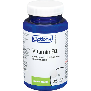 Buy Option+ Vitamin B1 100mg at Well.ca | Free Shipping $35+ in Canada