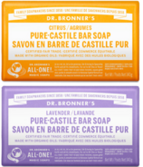 Le paquet de variétés de savon pure castille du Dr Bronner