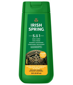 Irish Spring 5-in-1 Moisturizing Body Wash Golden Honey & Vetiver