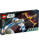 LEGO Star Wars Jeu de construction, L'E-wing de la Nouvelle République contre le chasseur de Shin Hati (75364)