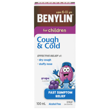 Benylin for Children Cough & Cold Syrup Benylin for Children Cough & Cold Syrup