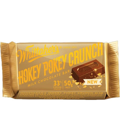 Whittaker's Milk Chocolate Bar Hokey Pokey Crunch Slab
