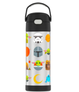 Thermos FUNtainer Bec de bouteille d’eau Verrouillage couvercle Star Wars : Le Mandalorien