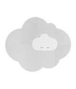 Grand tapis de jeu Quut Head in the Nuages Gris perle