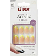 Kiss Salon Acrylique Ongles français Couleur Hype