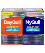 Vicks DayQuil NyQuil Complete Cold & Flu LiquiCaps Convenience Pack