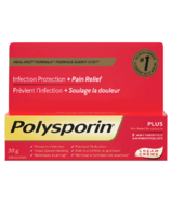Polysporin Plus Crème Antibiotique Antidouleur, Formule Guérison Rapide