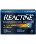 Reactine Extra Strength 10 Tablets