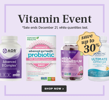 Save up to 30% on the Vitamin Event