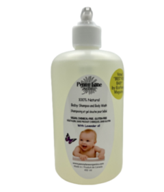 Penny Lane Organics 100% Natural Baby Shampoo and Body Wash Lavender