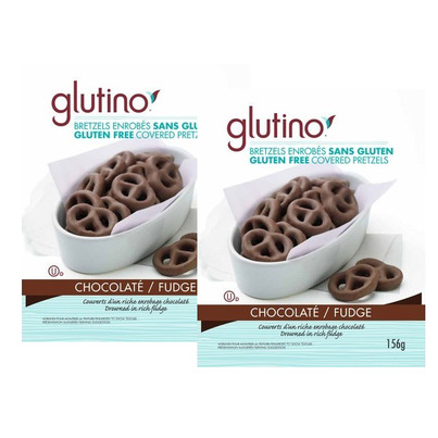 Glutino Gluten Free Fudge Covered Pretzels Bundle - Buy One Get One Free