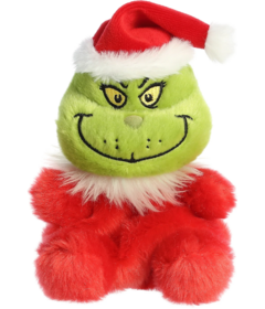 Aurora Palm Pals Dr. Seuss Plush Santa Grinch
