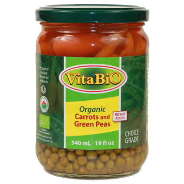 Buy Vitabio Organic Carrots And Green Peas From Canada At Well Ca Free Shipping