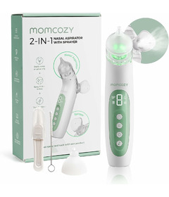 Aspirateur nasale électrique Momcozy Breezy Clear 2 en 1 à vaporisation et aspiration