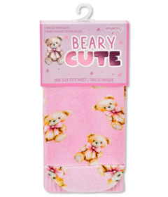 iScream Beary Cute Pink Socks