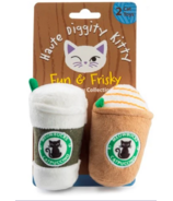 Haute Diggity Dog Plush Cat Toy Meowbucks Catpuccino