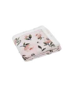 Little Unicorn Organic Cotton Muslin Baby Quilt Watercolor Floret