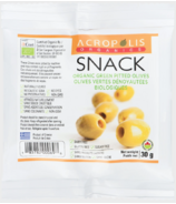 Acropolis Organics Green Pitted Olives Snack Pack