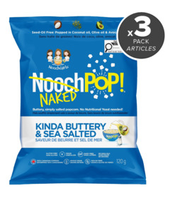NoochPOP Kinda Buttery & Sea Salted Popcorn Bundle