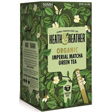 heath imperial heather organic matcha tea