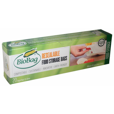 BioBag Resealable Food Storage Bags BioBag Resealable Food Storage Bags