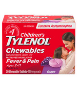 Comprimés à croquer Tylenol pour enfants - Raisin