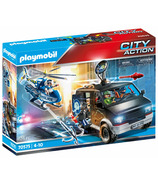 Playmobil City Action Helicopter Pursuit with Runaway