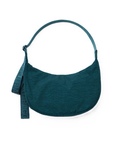 BAGGU Medium Nylon Crescent Bag Deep Sea