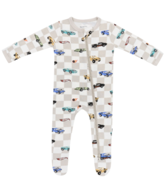 Kyte BABY Zippered Footie Hot Wheels Fast and Fierce