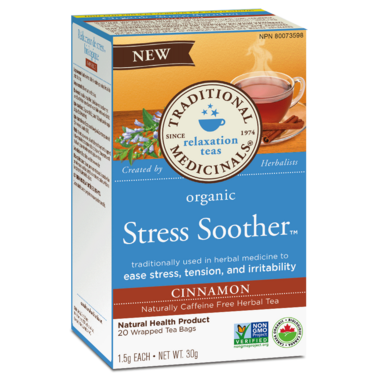 Traditional Medicinals Organic Stress Soother Cinnamon Traditional Medicinals Organic Stress Soother Cinnamon