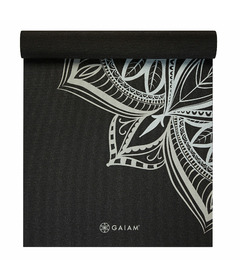 GAIAM 5mm Printed Yoga Mat Midnight Point
