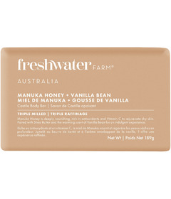 Freshwater Farm Soap Bar Manuka Honey + Vanilla Bean
