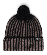 Bonnet à pompon Boucle d'Herschel Supply avec cordon élastique noir