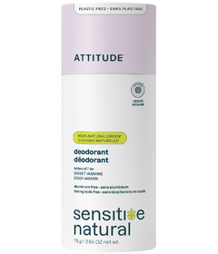 ATTITUDE Plastic-Free Sensitive Natural Deodorant Gentle Jasmine