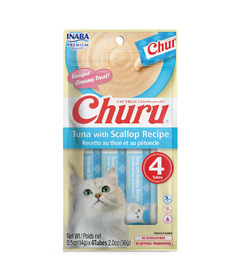 INABA CHURU Lickable Cat Treat Tuna With Scallop Recipe