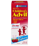 Advil Children's Suspension Dye Free Blue Rasberry