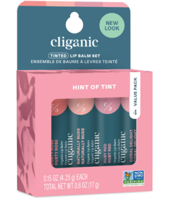 Cliganic Tinted Lip Balm Set