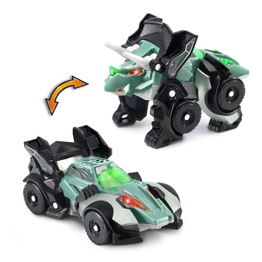 Switch & Go Dinos 2-Pack Dinosaur Blue Triceratops Green T-Rex Vtech 