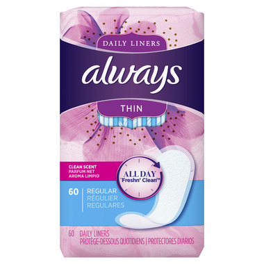 Always Thin Daily Liners Regular Always Thin Daily Liners Regular