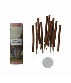 Creative Co-Op Thick Incense Sticks Mimosa & Cardamom