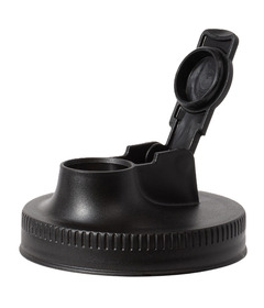 Jarware Black Spout Lid Wide Mouth