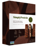 Simply Protein Dark Chocolate Almond Plant Based Protein Bars