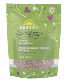 image of Mumm's Sprouting Seeds Organic Spring Salad Mix with sku:331316