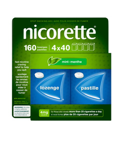 Nicorette 4mg Nicotine Replacement Lozenges Mint