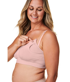 Bravado Designs Basics 2-in-1 Pumping and Nursing Bra Soft Rose