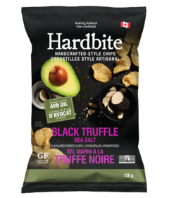 Hardbite Potato Chips Avocado Oil Black Truffle Sea Salt