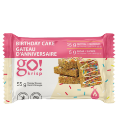 Go! Nutrition Go! Krisp Energy Square Birthday Cake